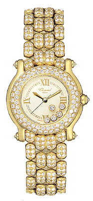 Chopard Happy Sport Series 18kt Yellow Gold Ladies Diamond Watch 276194-20 Chopard Happy Sport Series 18kt Yellow Gold Ladies Diamond Watch 276194-20