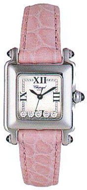 Chopard Happy Sport Series Diamond Steel Ladies Swiss Quartz Wristwatch 278892-23 in Pink Chopard Happy Sport Series Diamond Steel Ladies Swiss Quartz Wristwatch 278892-23 in Pink