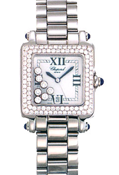 Chopard Happy Sport Series Diamond Steel Unisex Swiss Quartz Wristwatch 278358-23 Chopard Happy Sport Series Diamond Steel Unisex Swiss Quartz Wristwatch 278358-23
