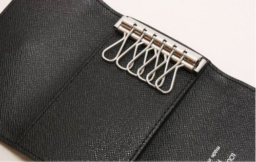 Louis Vuitton Damier Graphite 6 keys holder Wallet N62662 Louis Vuitton Damier Graphite 6 keys holder Wallet N62662