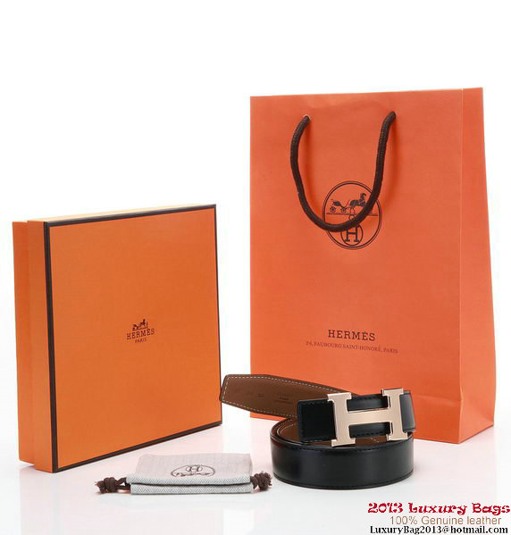 Hermes 43mm Calf Leather Belt HB107-2 Hermes 43mm Calf Leather Belt HB107-2