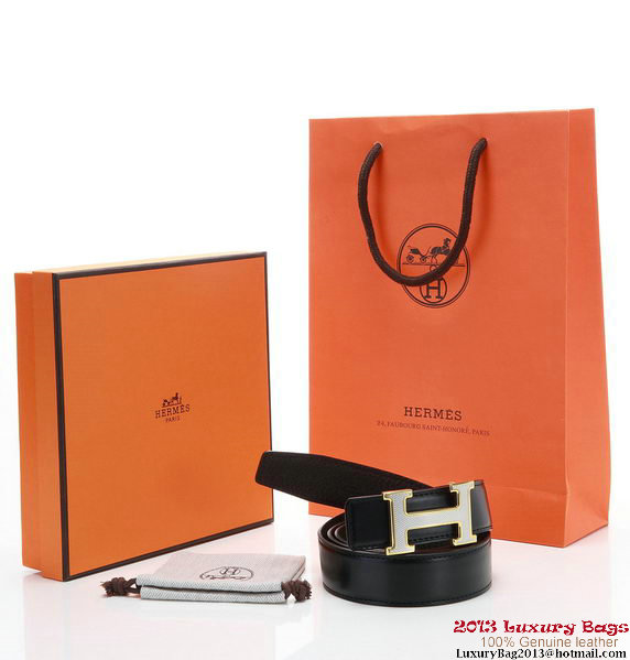 Hermes 43mm Calf Leather Belt HB108-18 Hermes 43mm Calf Leather Belt HB108-18