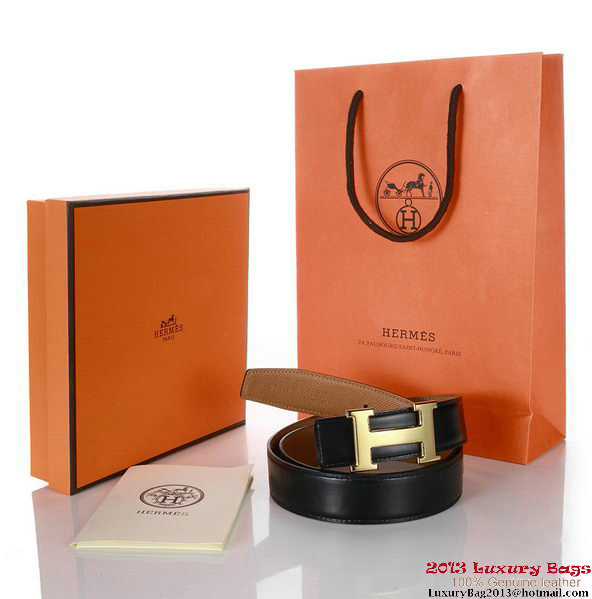 Hermes 43mm Saffiano Leather Belt HB102-4 Hermes 43mm Saffiano Leather Belt HB102-4