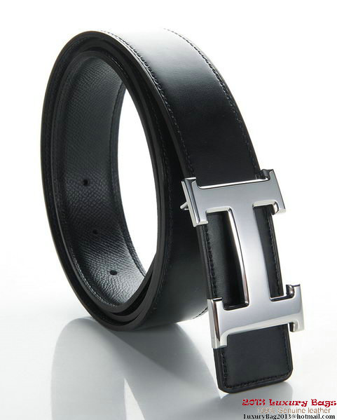 Hermes 43mm Saffiano Leather Belt HB102-6 Hermes 43mm Saffiano Leather Belt HB102-6