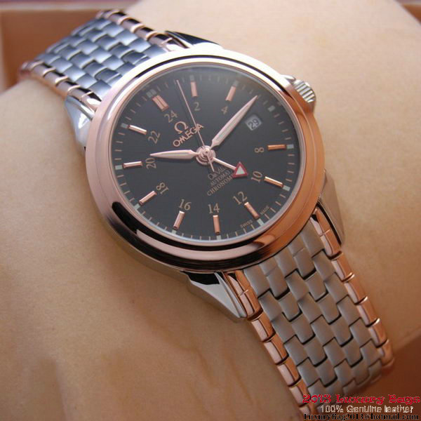 OMEGA DE VILLE Automatic Chronometer Red Gold on Steel Strap OM77215 OMEGA DE VILLE Automatic Chronometer Red Gold on Steel Strap OM77215