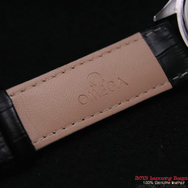 OMEGA DE VILLE Automatic Chronometer Steel on Black Leather Strap OM77204 OMEGA DE VILLE Automatic Chronometer Steel on Black Leather Strap OM77204