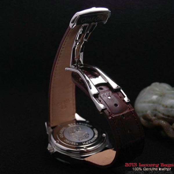 OMEGA DE VILLE Automatic Chronometer Steel on Black Leather Strap OM77204 OMEGA DE VILLE Automatic Chronometer Steel on Black Leather Strap OM77204