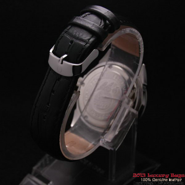OMEGA DE VILLE Automatic Chronometer Steel on Black Leather Strap OM77204 OMEGA DE VILLE Automatic Chronometer Steel on Black Leather Strap OM77204