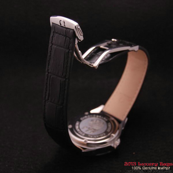 OMEGA DE VILLE Automatic Chronometer Steel on Black Leather Strap OM77204 OMEGA DE VILLE Automatic Chronometer Steel on Black Leather Strap OM77204