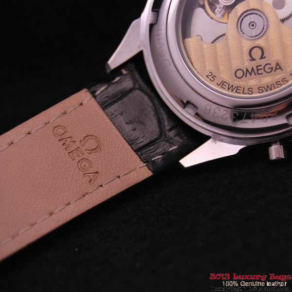OMEGA DE VILLE CO-AXIAL CHRONOSCOPE Red Gold on Black Leather Strap OM77421 OMEGA DE VILLE CO-AXIAL CHRONOSCOPE Red Gold on Black Leather Strap OM77421