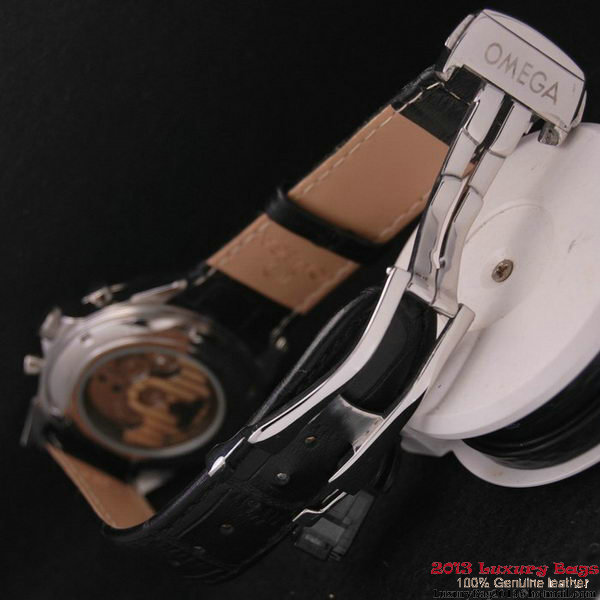 OMEGA DE VILLE CO-AXIAL CHRONOSCOPE Red Gold on Black Leather Strap OM77423 OMEGA DE VILLE CO-AXIAL CHRONOSCOPE Red Gold on Black Leather Strap OM77423