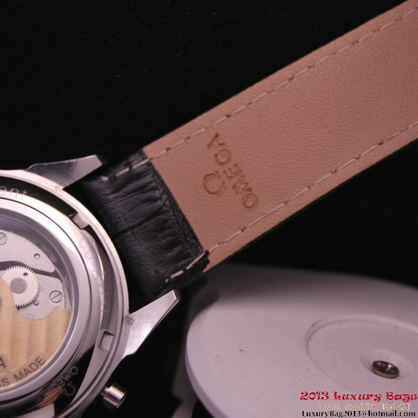 OMEGA DE VILLE CO-AXIAL CHRONOSCOPE Red Gold on Black Leather Strap OM77423 OMEGA DE VILLE CO-AXIAL CHRONOSCOPE Red Gold on Black Leather Strap OM77423