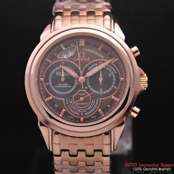 OMEGA DE VILLE CO-AXIAL CHRONOSCOPE Red Gold on Red Gold Strap OM77433 OMEGA DE VILLE CO-AXIAL CHRONOSCOPE Red Gold on Red Gold Strap OM77433