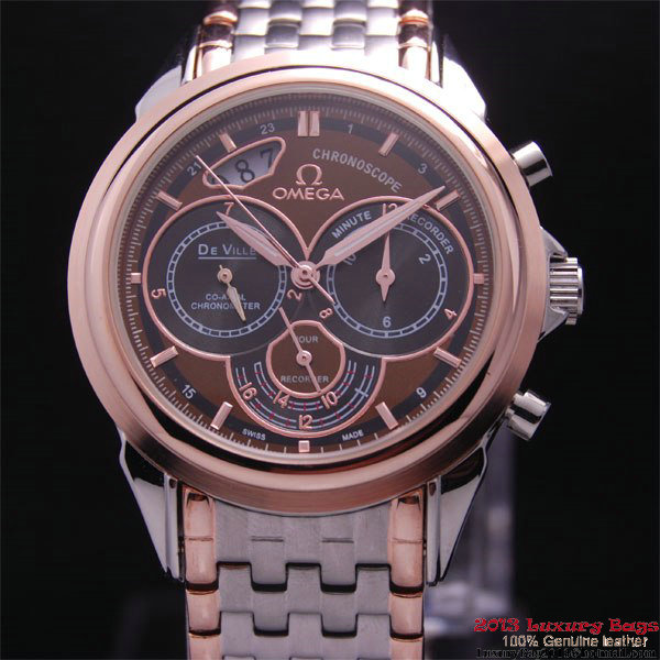 OMEGA DE VILLE CO-AXIAL CHRONOSCOPE Red Gold on Steel Strap OM77430 OMEGA DE VILLE CO-AXIAL CHRONOSCOPE Red Gold on Steel Strap OM77430