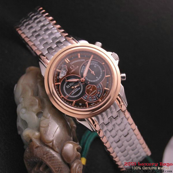 OMEGA DE VILLE CO-AXIAL CHRONOSCOPE Red Gold on Steel Strap OM77430 OMEGA DE VILLE CO-AXIAL CHRONOSCOPE Red Gold on Steel Strap OM77430