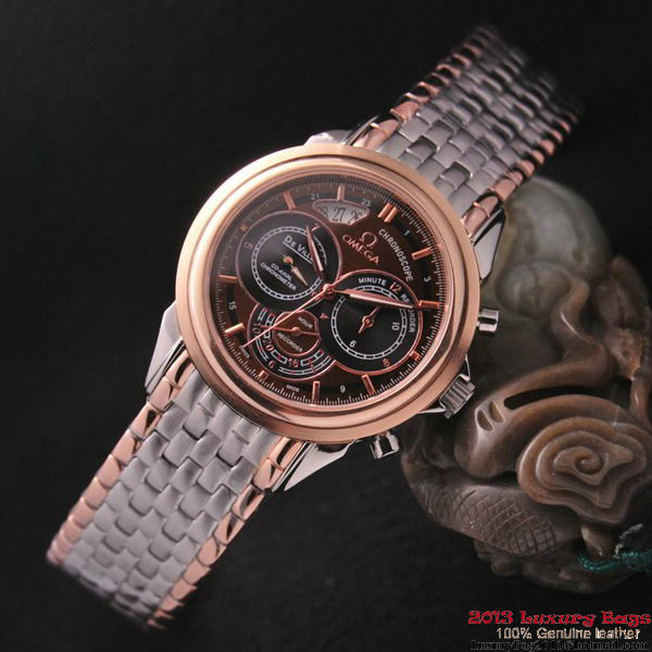 OMEGA DE VILLE CO-AXIAL CHRONOSCOPE Red Gold on Steel Strap OM77430 OMEGA DE VILLE CO-AXIAL CHRONOSCOPE Red Gold on Steel Strap OM77430