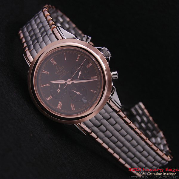 OMEGA DE VILLE CO-AXIAL Chronometer Red Gold on Steel Strap OM77518 OMEGA DE VILLE CO-AXIAL Chronometer Red Gold on Steel Strap OM77518