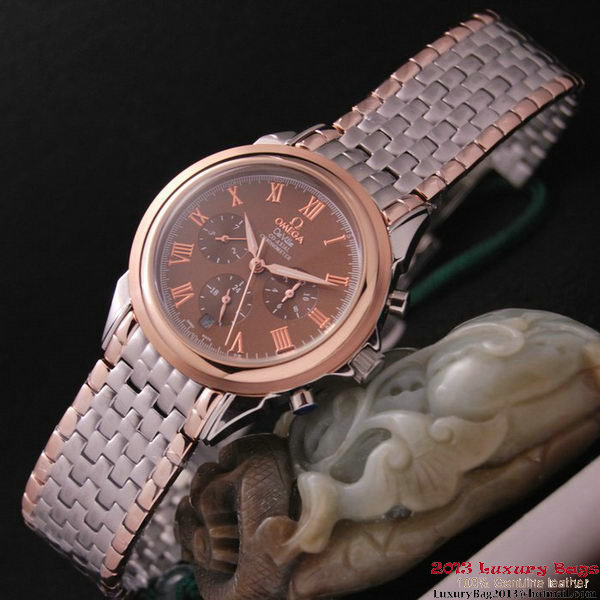 OMEGA DE VILLE CO-AXIAL Chronometer Red Gold on Steel Strap OM77518 OMEGA DE VILLE CO-AXIAL Chronometer Red Gold on Steel Strap OM77518