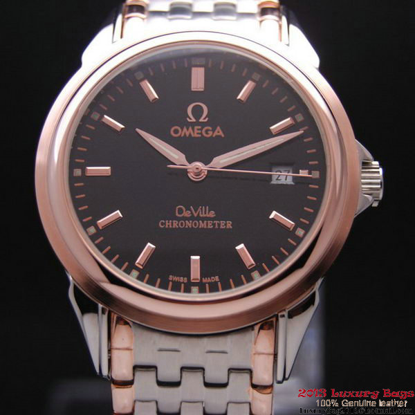OMEGA DE VILLE Chronometer Red Gold on Steel Strap OM77318 OMEGA DE VILLE Chronometer Red Gold on Steel Strap OM77318