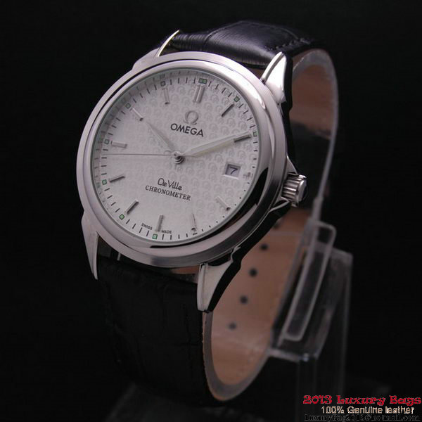 OMEGA DE VILLE Chronometer Steel on Black Strap OM77306 OMEGA DE VILLE Chronometer Steel on Black Strap OM77306