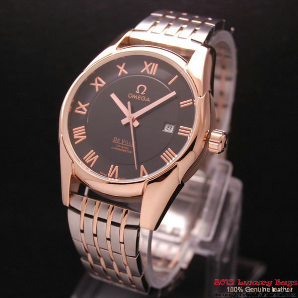 OMEGA DE VILLE Co-AXIAL CHRONOMETER Red Gold on Steel Strap OM77019 OMEGA DE VILLE Co-AXIAL CHRONOMETER Red Gold on Steel Strap OM77019