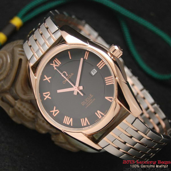 OMEGA DE VILLE Co-AXIAL CHRONOMETER Red Gold on Steel Strap OM77019 OMEGA DE VILLE Co-AXIAL CHRONOMETER Red Gold on Steel Strap OM77019