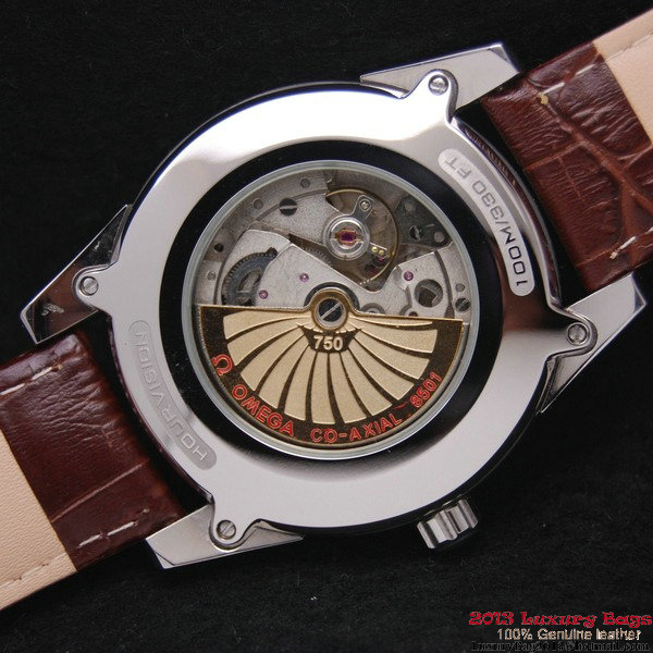 OMEGA DE VILLE Co-AXIAL CHRONOMETER Steel on Black Leather Strap OM77009 OMEGA DE VILLE Co-AXIAL CHRONOMETER Steel on Black Leather Strap OM77009