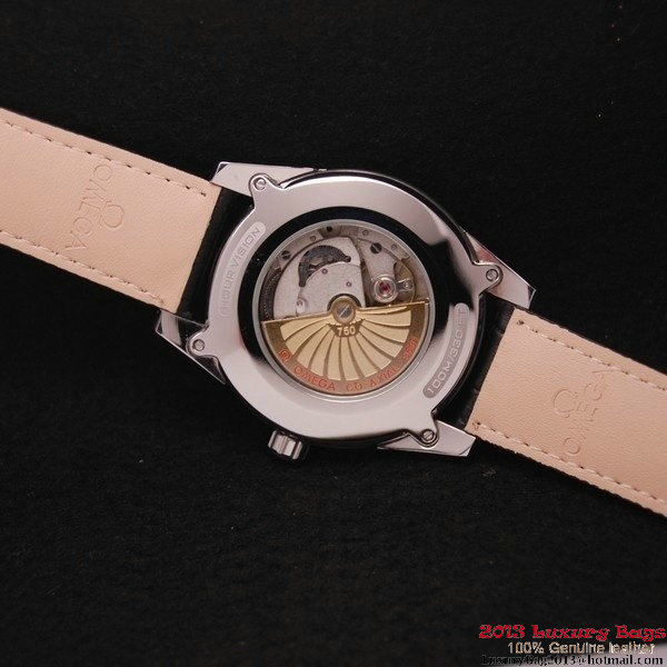OMEGA DE VILLE Co-AXIAL CHRONOMETER Steel on Black Leather Strap OM77009 OMEGA DE VILLE Co-AXIAL CHRONOMETER Steel on Black Leather Strap OM77009