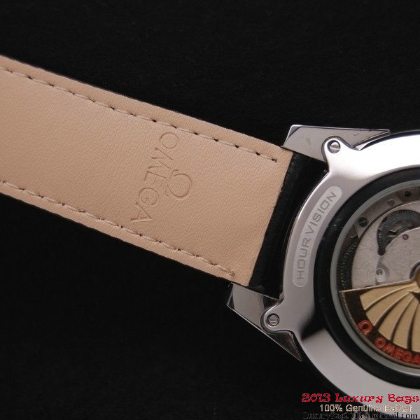 OMEGA DE VILLE Co-AXIAL CHRONOMETER Steel on Black Leather Strap OM77009 OMEGA DE VILLE Co-AXIAL CHRONOMETER Steel on Black Leather Strap OM77009
