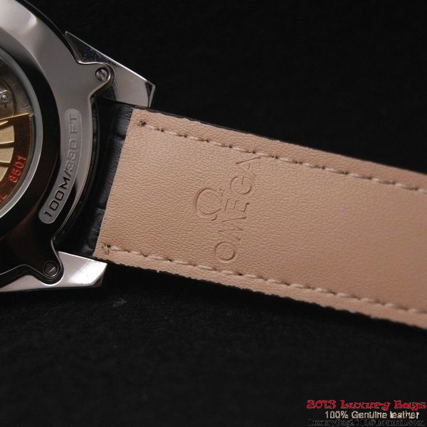 OMEGA DE VILLE Co-AXIAL CHRONOMETER Steel on Black Leather Strap OM77009 OMEGA DE VILLE Co-AXIAL CHRONOMETER Steel on Black Leather Strap OM77009