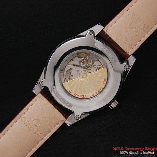 OMEGA DE VILLE Co-AXIAL CHRONOMETER Steel on Black Leather Strap OM77009 OMEGA DE VILLE Co-AXIAL CHRONOMETER Steel on Black Leather Strap OM77009