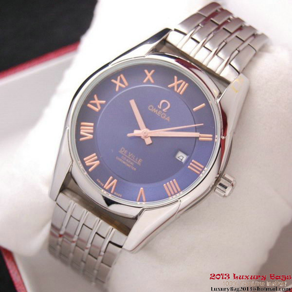 OMEGA DE VILLE Co-AXIAL CHRONOMETER Steel on Steel Strap OM77014 OMEGA DE VILLE Co-AXIAL CHRONOMETER Steel on Steel Strap OM77014