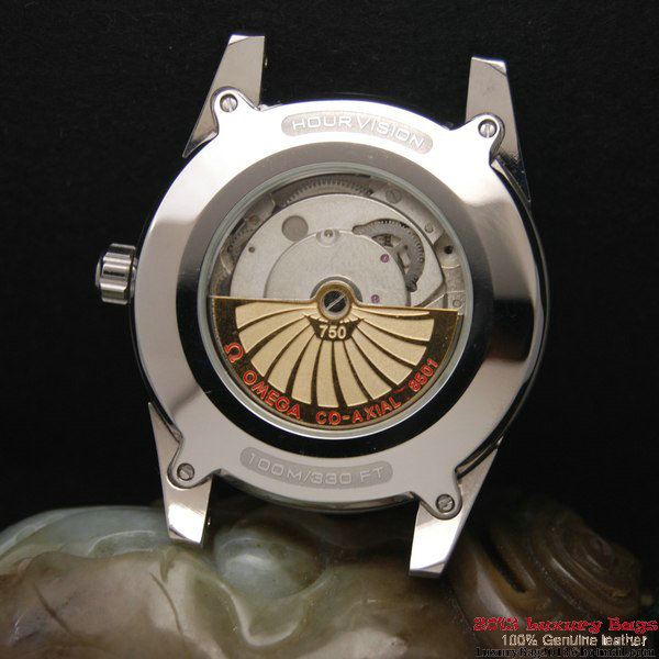 OMEGA DE VILLE HOUR VISION ANNUAL CALENDAR Steel on Brown Leather Strap OM77101 OMEGA DE VILLE HOUR VISION ANNUAL CALENDAR Steel on Brown Leather Strap OM77101