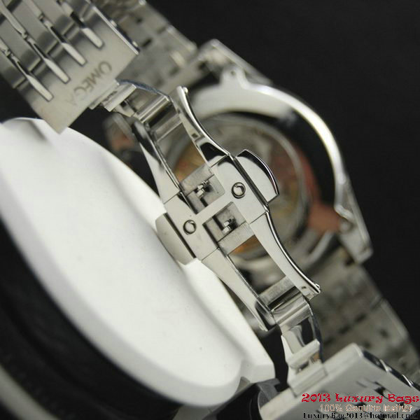OMEGA DE VILLE HOUR VISION ANNUAL CALENDAR Steel on Steel Strap OM77118 OMEGA DE VILLE HOUR VISION ANNUAL CALENDAR Steel on Steel Strap OM77118