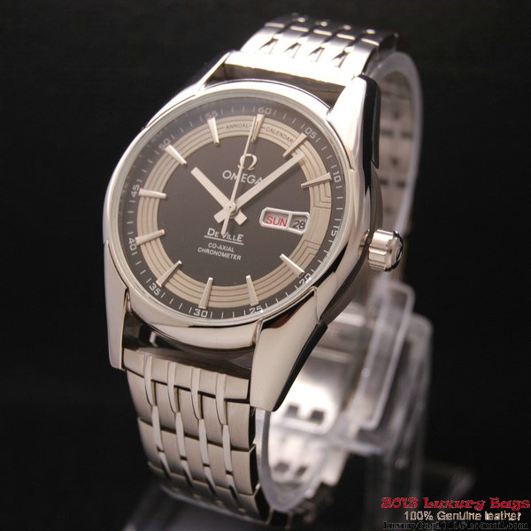 OMEGA DE VILLE HOUR VISION ANNUAL CALENDAR Steel on Steel Strap OM77118 OMEGA DE VILLE HOUR VISION ANNUAL CALENDAR Steel on Steel Strap OM77118