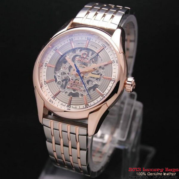 OMEGA DE VILLE Tourbillon Watches Red Gold on Steel Strap Om7017 OMEGA DE VILLE Tourbillon Watches Red Gold on Steel Strap Om7017