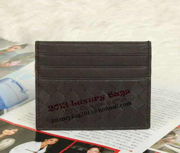 Bottega Veneta Intrecciato VN Card Case 5811 Brown Bottega Veneta Intrecciato VN Card Case 5811 Brown