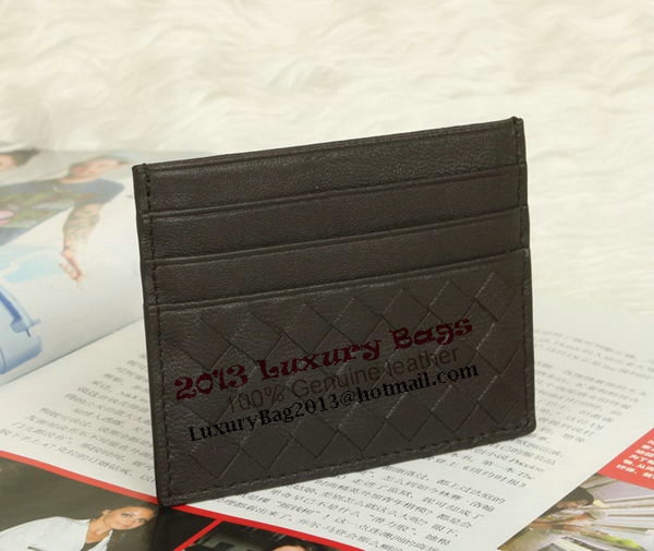 Bottega Veneta Intrecciato VN Card Case 5811 Brown Bottega Veneta Intrecciato VN Card Case 5811 Brown