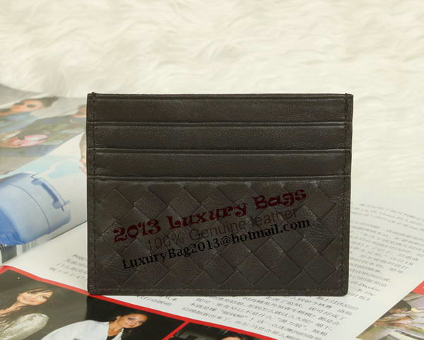 Bottega Veneta Intrecciato VN Card Case 5811 Brown Bottega Veneta Intrecciato VN Card Case 5811 Brown