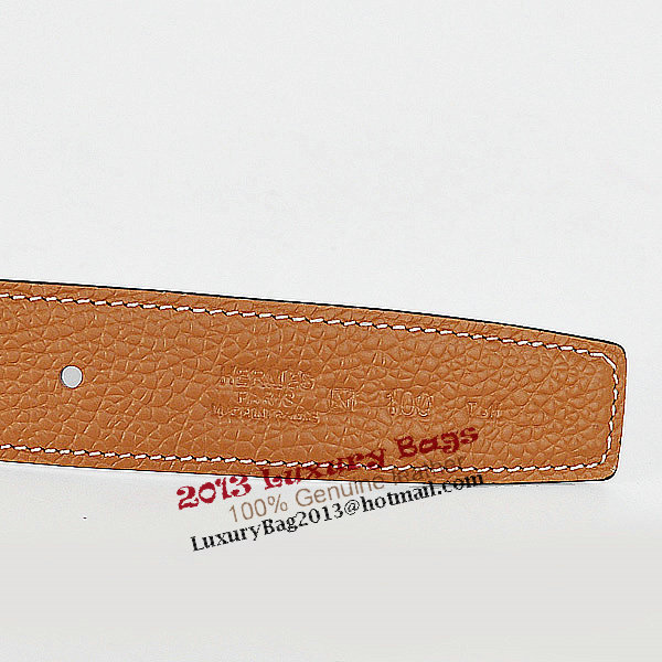 Hermes Bovine Jugular Veins In Blue Belt HR1010B Silver Hermes Bovine Jugular Veins In Blue Belt HR1010B Silver