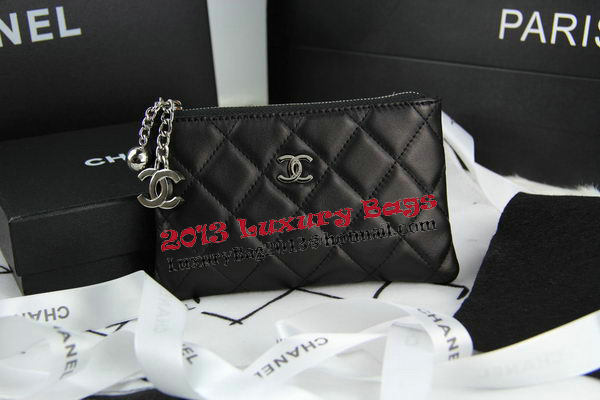 Chanel Matelasse Zip Around Wallet Original Leather A50165 Black Chanel Matelasse Zip Around Wallet Original Leather A50165 Black