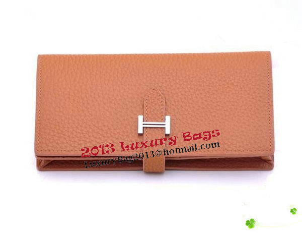 Hermes Bearn Japonaise Bi-Fold Wallet Grainy Leather H68942 Wheat Hermes Bearn Japonaise Bi-Fold Wallet Grainy Leather H68942 Wheat