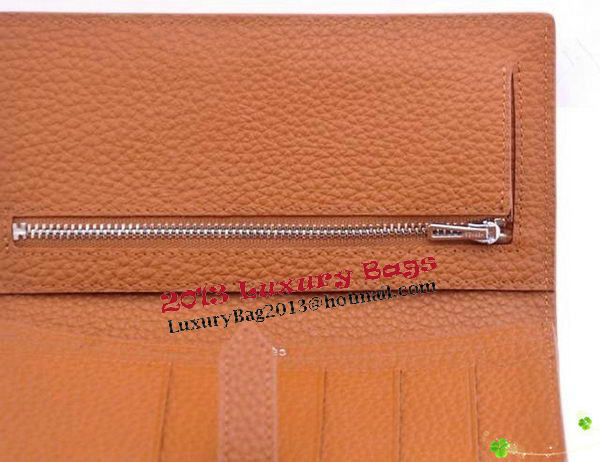 Hermes Bearn Japonaise Bi-Fold Wallet Grainy Leather H68942 Wheat Hermes Bearn Japonaise Bi-Fold Wallet Grainy Leather H68942 Wheat