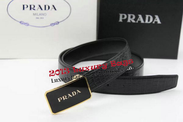 Prada 35mm Belt Croco Leather PB1128A Prada 35mm Belt Croco Leather PB1128A