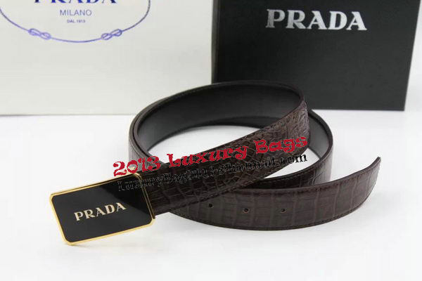 Prada 35mm Belt Croco Leather PB1128A Prada 35mm Belt Croco Leather PB1128A