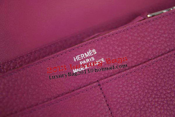 Hermes Compact Passport Holder Original Leather Wallet Peach Hermes Compact Passport Holder Original Leather Wallet Peach