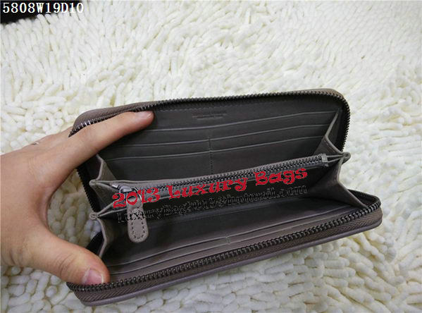 Bottega Veneta Intrecciato Nappa Zip Around Wallet BV5808 Grey Bottega Veneta Intrecciato Nappa Zip Around Wallet BV5808 Grey