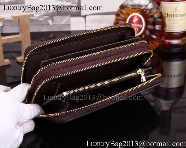 Louis Vuitton Damier Ebene Canvas Zippy Insolite Wallets N61723 Louis Vuitton Damier Ebene Canvas Zippy Insolite Wallets N61723