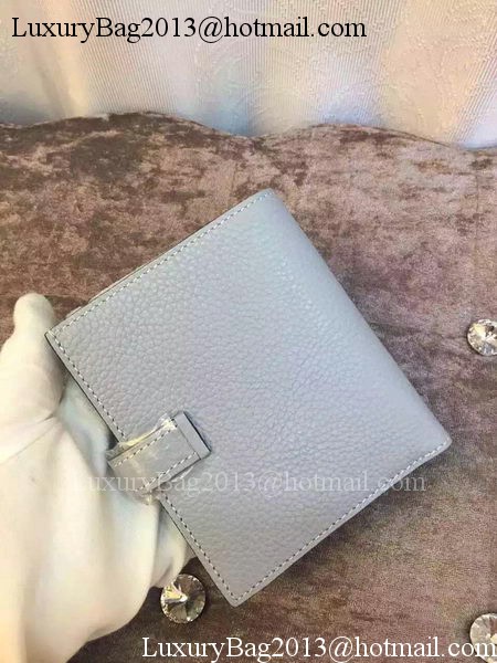Hermes Bi-Fold Wallet Togo Leather H512 Light Blue Hermes Bi-Fold Wallet Togo Leather H512 Light Blue