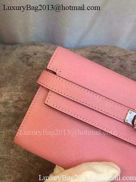 Hermes Kelly Wallet Epsom Leather H009 Pink Hermes Kelly Wallet Epsom Leather H009 Pink